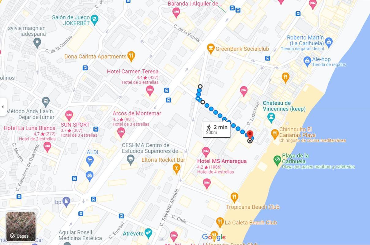 Apartamentos Carihuela Playa, Acogedor, Wifi Y Fibra Optica トレモリノス エクステリア 写真